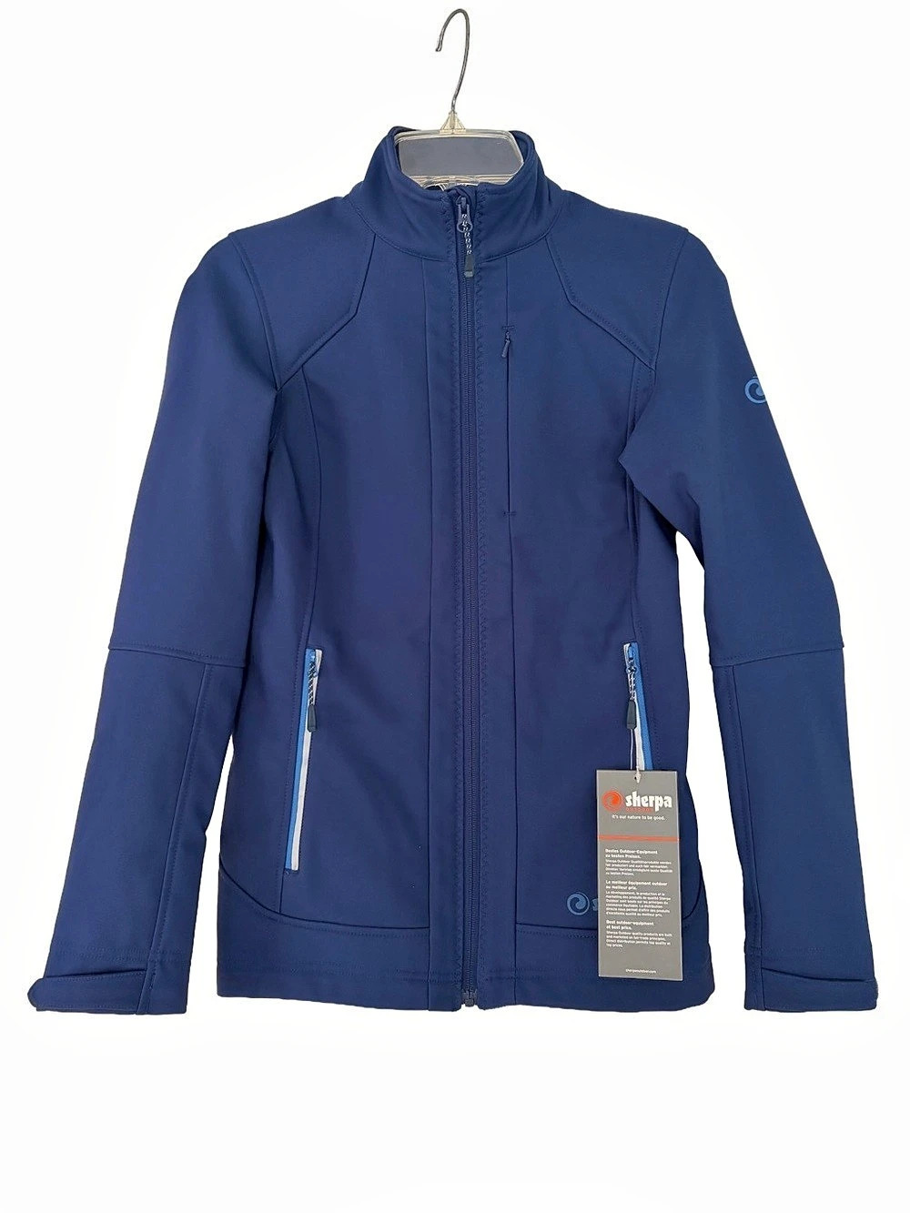 NWT Sherpa Outdoor Switzerland Nijgadh Women’s Softshell Jacket Blue XS